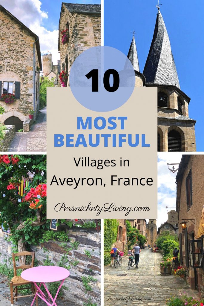 Pinterest Pin for 10 most beautiful villages in aveyron france