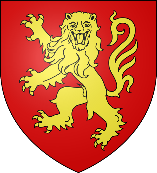 Aveyron Coat of Arms-Red shield