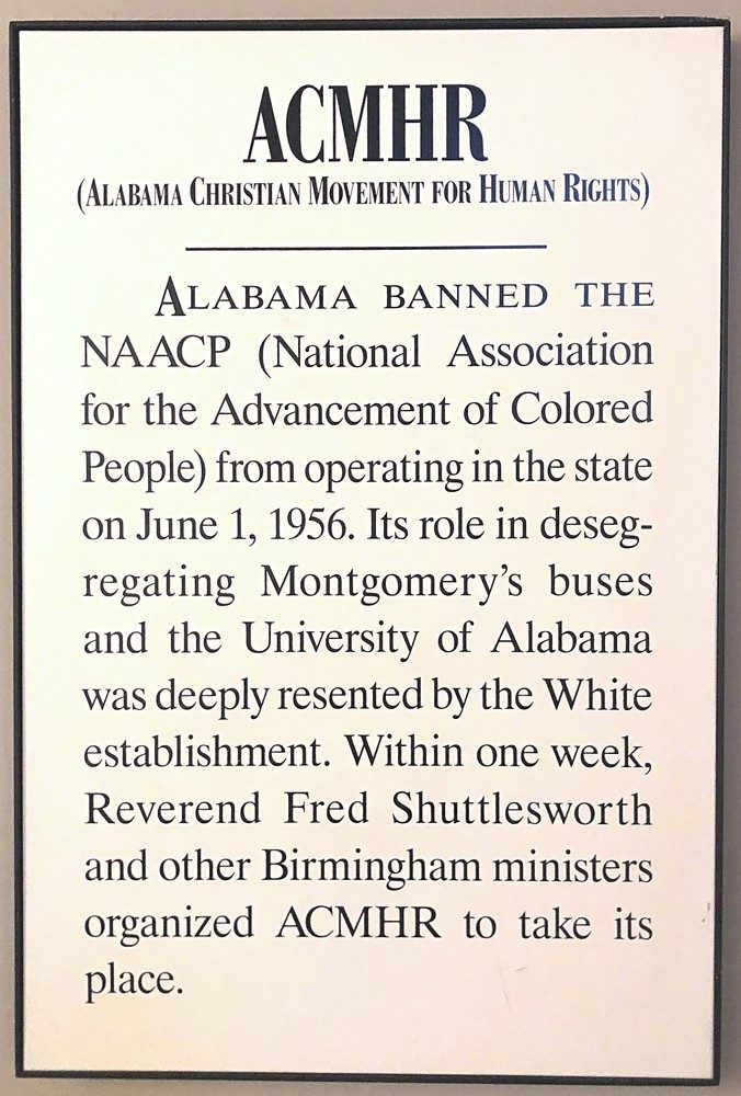 Alabama banned the NAACP