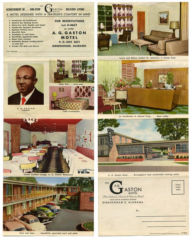 AG Gaston Motel Postcards