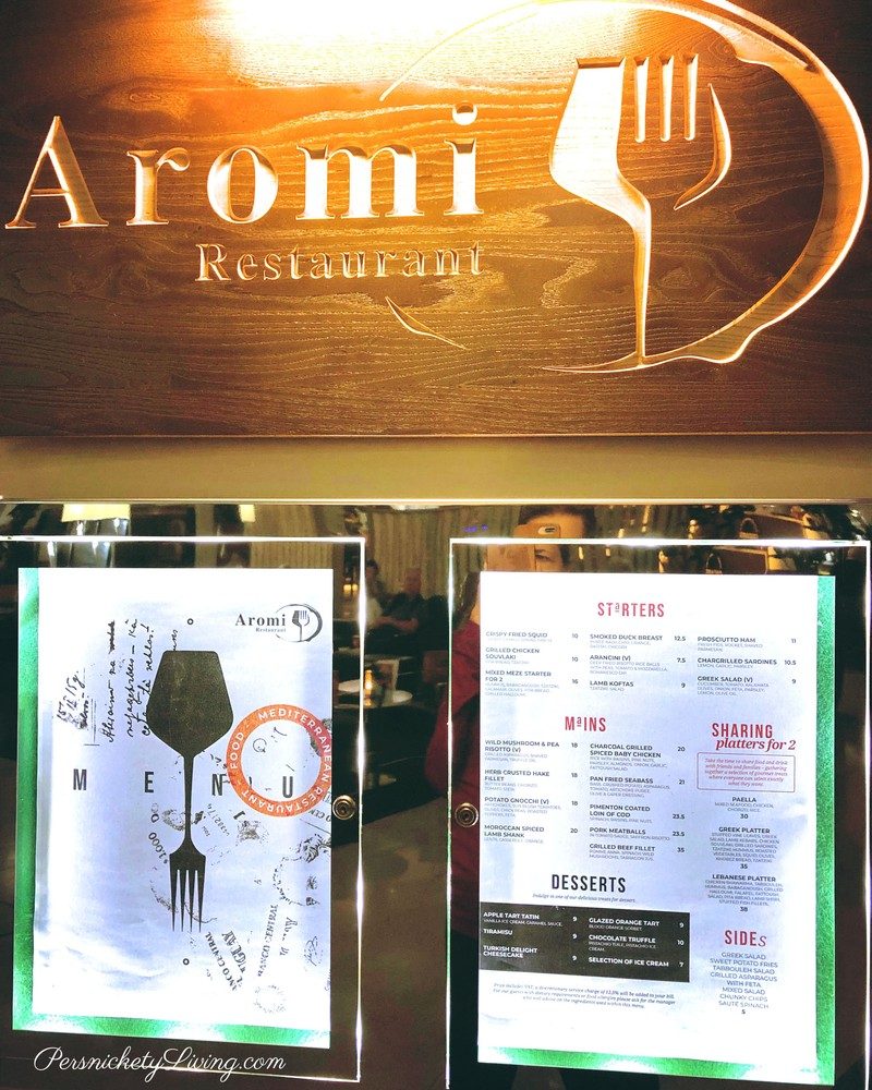 Aromi Restaurant Menu Hilton London Heathrow