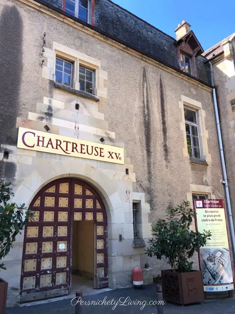 Entry to the monastery Chartreuse Saint-Sauveur in Villefranche de Rouergue