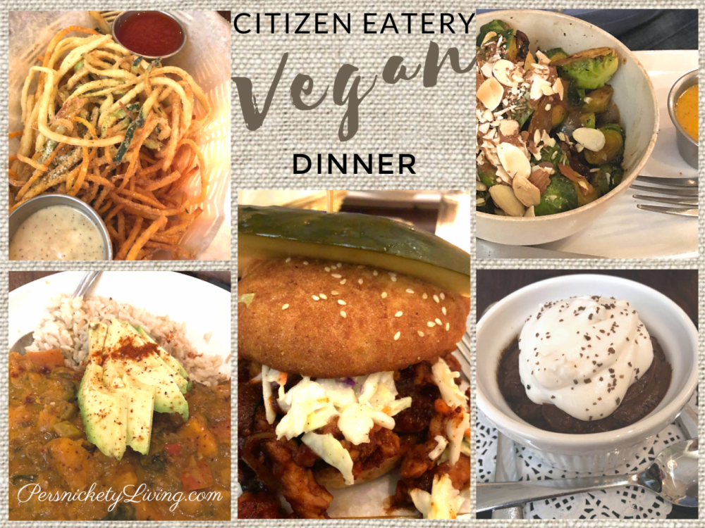 Citizen Eatery Dinner vegan and gluten-free in austin texas