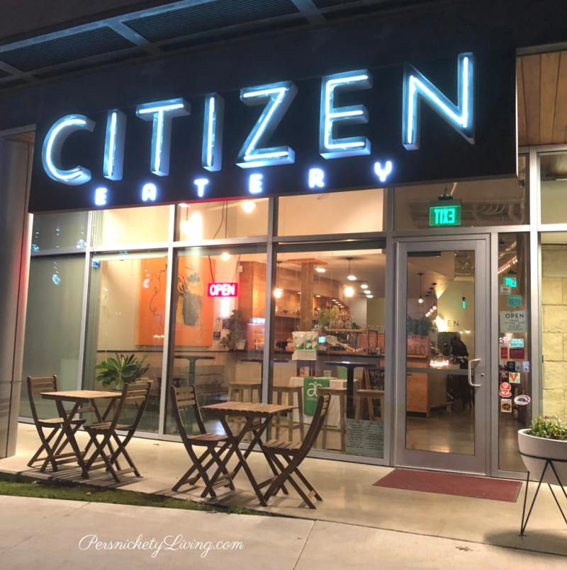 vegan restaurant Citizen Eatery Exterior
