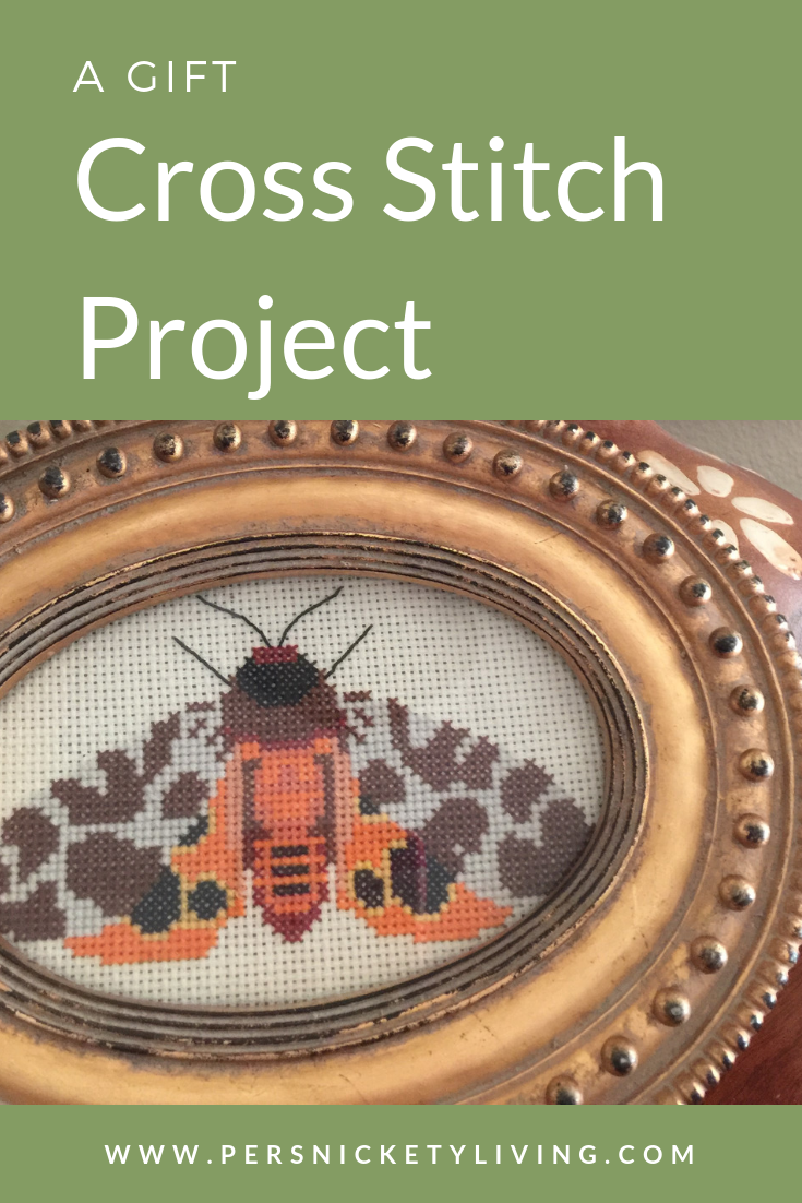 Pin Cross Stitch Project Gift