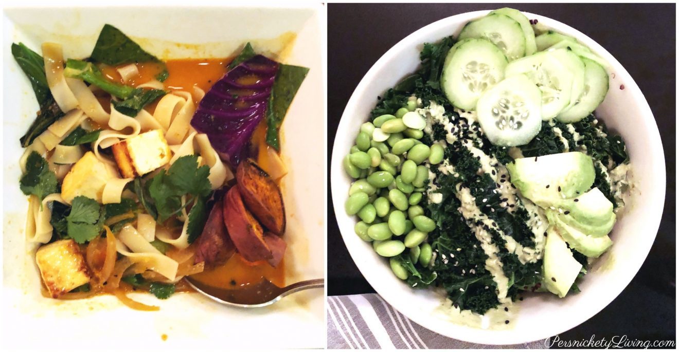 Vegan Carrot Juice Red Curry & Green Bowl