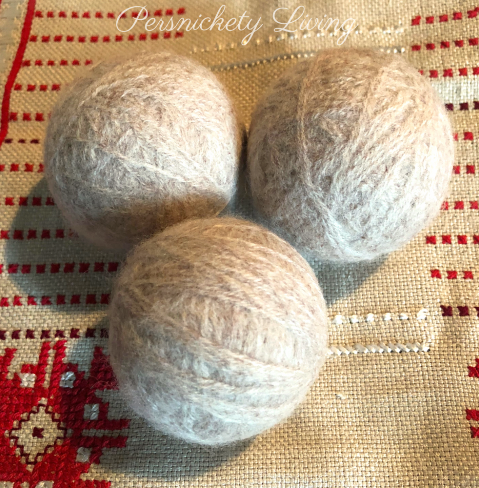 Finished dryer balls