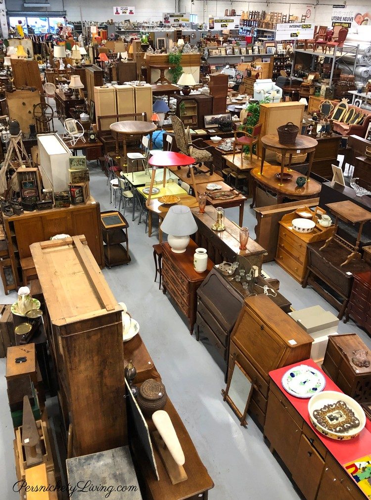 Lots of furniture in troc.com thrift store france
