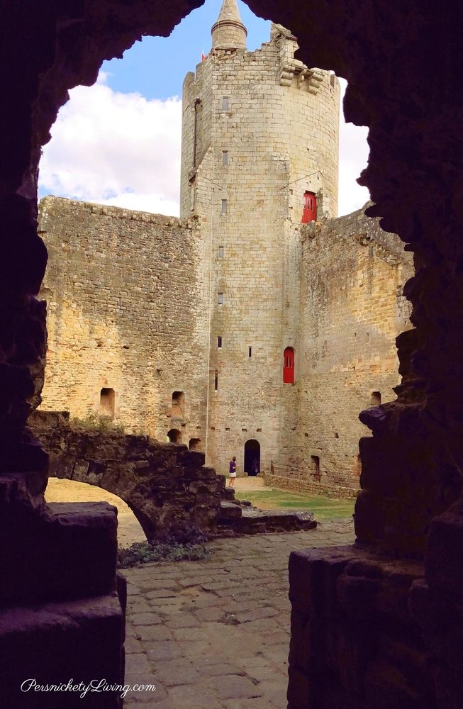 The keep from inside the castle