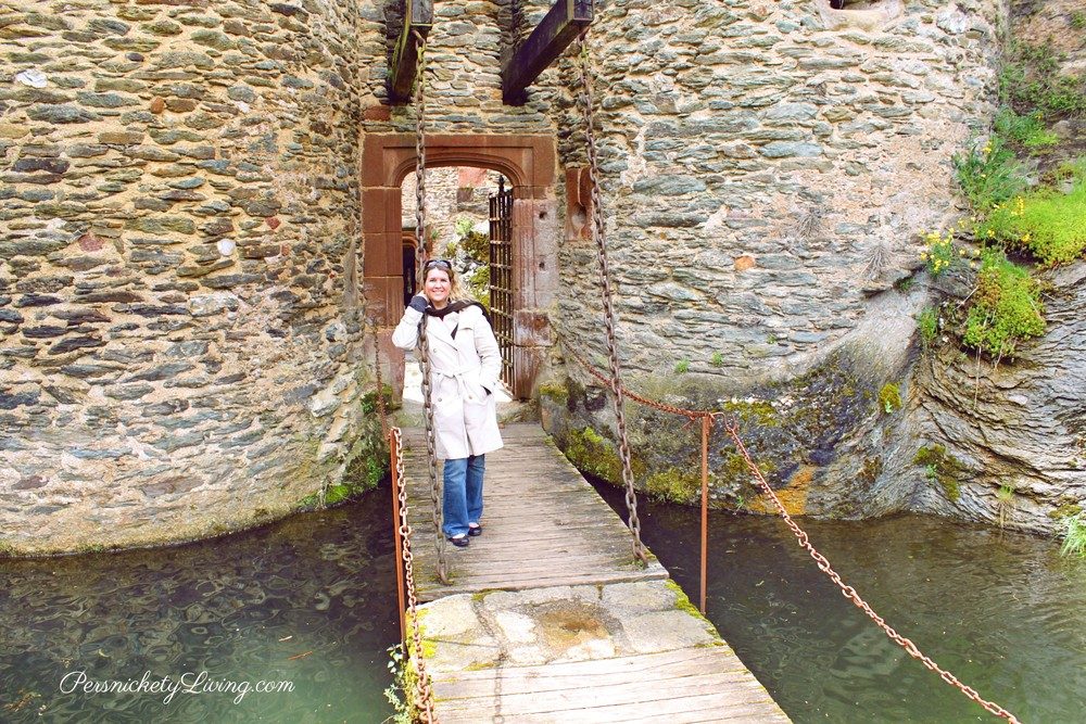 Belcastel Castle moat