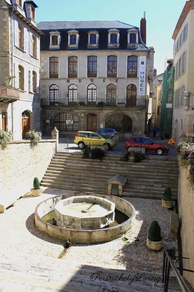 Facade of Musee de Cabrol in Villefranche de Rouergue