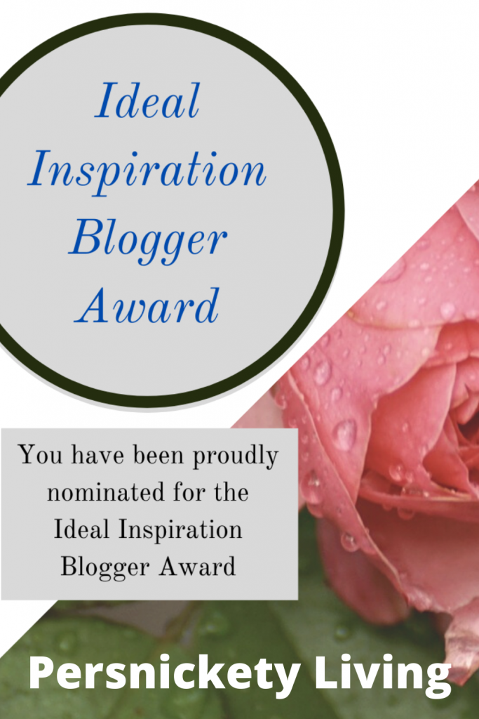 Ideal Inspiration Blogger award pin