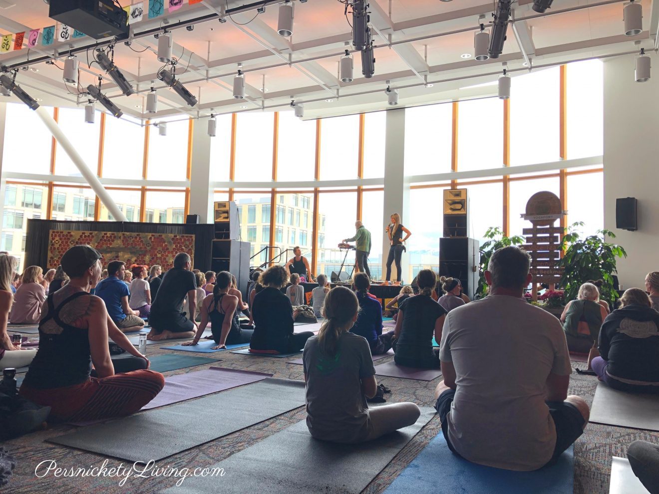 Live Music Set Up at Yogafort 2019 Yoga Festival