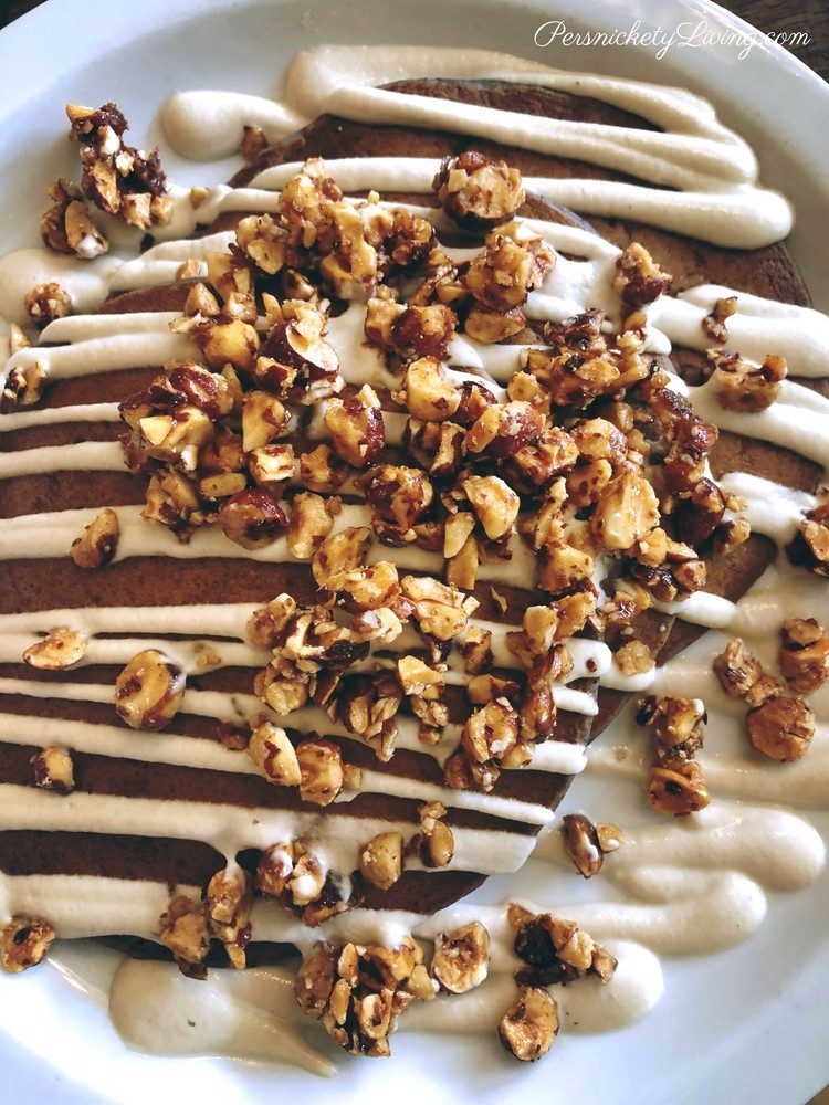 blueberry pancake cashew cream hazelnuts